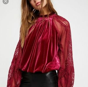 Free People Lace Dream Top